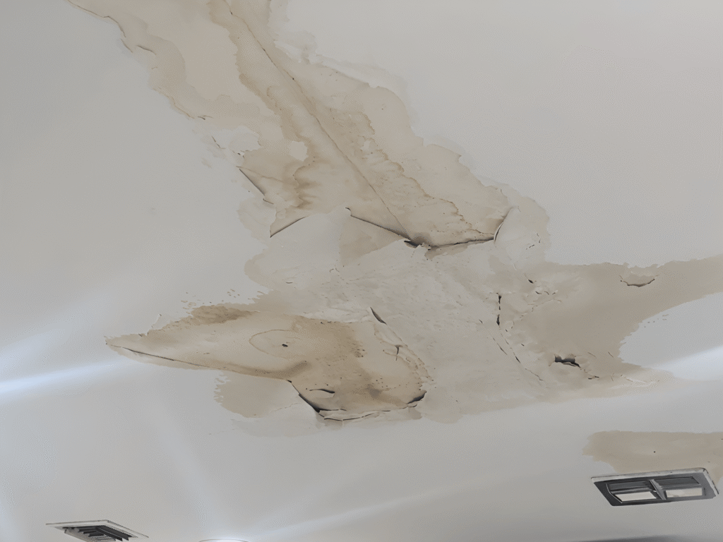 Picture of water damage repair work in Phoenix
