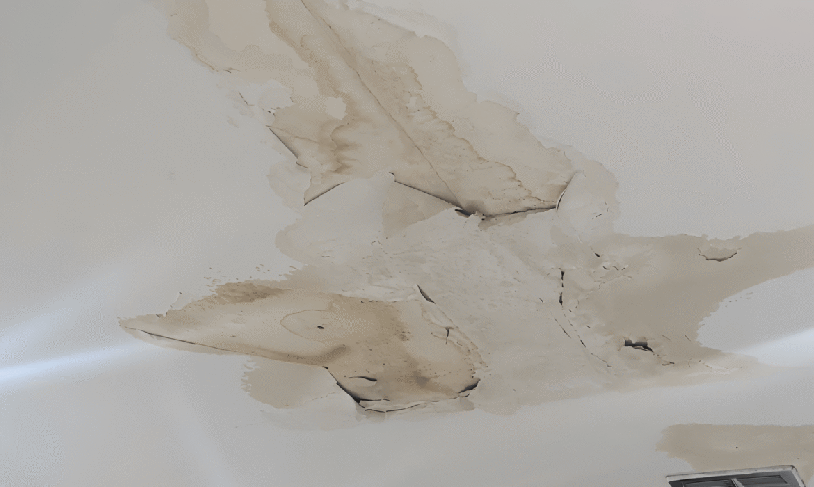 Picture of water damage repair work in Phoenix