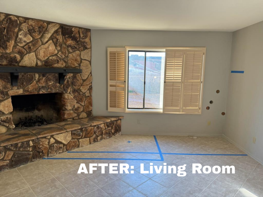 This pic shows an ADU after it is built in Arizona.